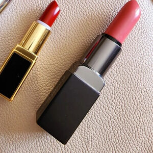 Lipstick Bundle  Smashbox Full size Primrose Tom Ford Mini 16 Scarlet Rouge